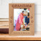 Grandma Personalized Wooden Frame-5" x 7" Brown (Vertical)