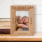 Best Nana Ever Personalized Wooden Frame 4" x 6" Brown (Vertical)