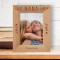 Best Nana Ever Personalized Wooden Frame-5" x 7" Brown (Vertical)