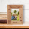 Best Nana In The World Personalized Wooden Frame 3 1/2" x 5" Brown (Vertical)