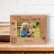 Best Nana In The World Personalized Wooden Frame-5" x 3 1/2" Brown Horizontal