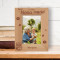 Best Nana In The World Personalized Wooden Frame 4" x 6" Brown (Vertical)