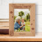 Best Nana In The World Personalized Wooden Frame-5" x 7" Brown (Vertical)