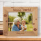 Best Nana In The World Personalized Wooden Frame-10" x 8" Brown Horizontal