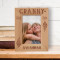 Best Ganny Ever Personalized Wooden Frame 4" x 6" Brown (Vertical)