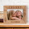 Best Ganny Ever Personalized Wooden Frame-7" x 5" Brown Horizontal