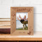 Super Nana Life Personalized Wooden Frame 3 1/2" x 5" Brown (Vertical)