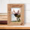 Super Nana Life Personalized Wooden Frame 4" x 6" Brown (Vertical)