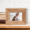 Only The Best Moms Get Promoted To Grandma Personalized Wooden Frame-5" x 3 1/2" Brown Horizontal