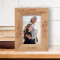 Only The Best Moms Get Promoted To Grandma Personalized Wooden Frame 4" x 6" Brown (Vertical)