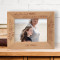 Only The Best Moms Get Promoted To Grandma Personalized Wooden Frame-7" x 5" Brown Horizontal