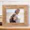Only The Best Moms Get Promoted To Grandma Personalized Wooden Frame-10" x 8" Brown Horizontal