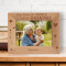 My Favorite People Call Me Grandma Personalized Wooden Frame-7" x 5" Brown Horizontal