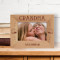 Grandma Personalized Wooden Frame-6" x 4" Brown Horizontal