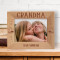 Grandma Personalized Wooden Frame-7" x 5" Brown Horizontal
