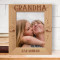 Grandma Personalized Wooden Frame 8" x 10" Brown (Vertical)