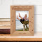 Mommy Knows A Lot But Grandma Knows Everything Personalized Wooden Frame 4" x 6" Brown (Vertical)