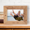Mommy Knows A Lot But Grandma Knows Everything Personalized Wooden Frame-7" x 5" Brown Horizontal