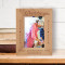 Best Granny Ever Personalized Wooden Frame 4" x 6" Brown (Vertical)
