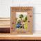 Blessed Grandma Personalized Wooden Frame 3 1/2" x 5" Brown (Vertical)