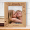 For A Lovely Grandma Personalized Wooden Frame 8" x 10" Brown (Vertical)