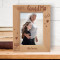 Best Grandma Personalized Wooden Frame 5" x 7" Brown (Vertical)