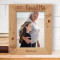 Best Grandma Personalized Wooden Frame 8" x 10" Brown (Vertical)