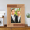 Groomsman Today, Best Friend Forever Personalized Wooden Picture Frame 4" x 6" Finished