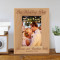 Our Wedding Day Personalized Wooden Picture Frame 3 1/2" x 5" Finished