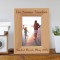 Our Summer Vacation Personalized Wooden Picture Frame 4" x 6" Finished