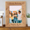 Happy 30th Birthday Personalized Wooden Picture Frame 5" x 7" Finished